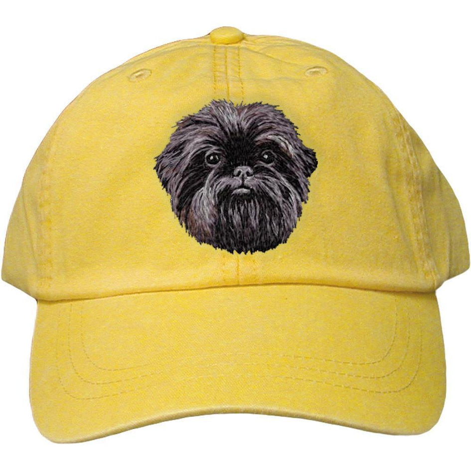 Embroidered Baseball Caps Yellow  Affenpinscher DM488