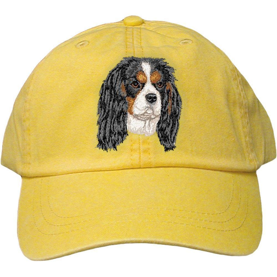 Embroidered Baseball Caps Yellow  Cavalier King Charles Spaniel DV375