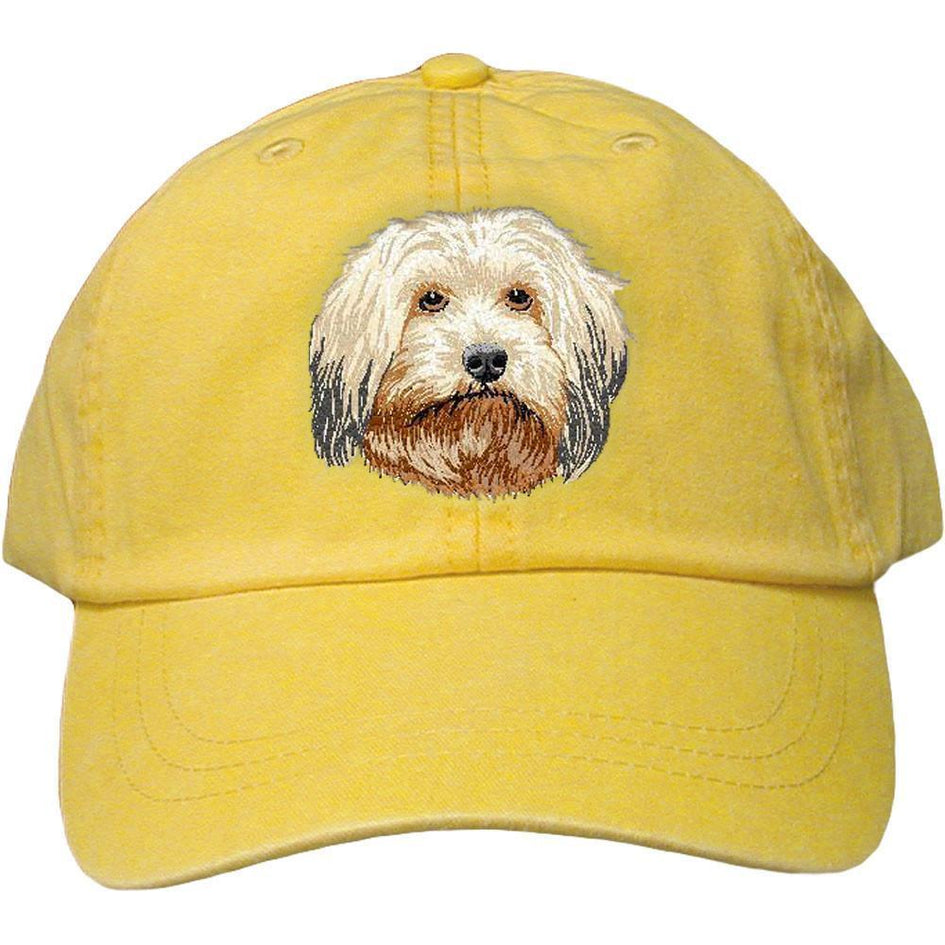 Embroidered Baseball Caps Yellow  Havanese DV372