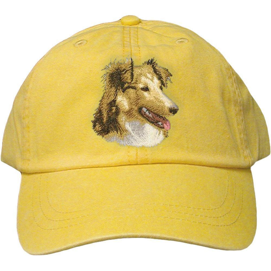 Embroidered Baseball Caps Yellow  Shetland Sheepdog D84