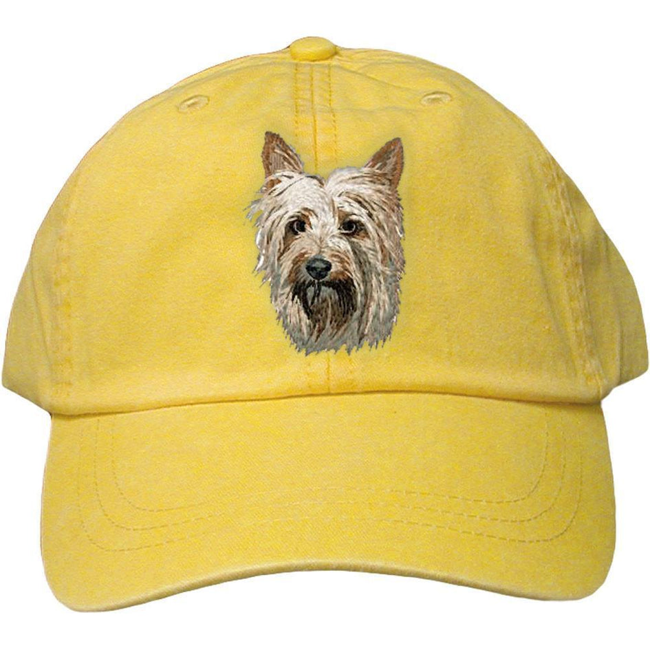 Embroidered Baseball Caps Yellow  Silky Terrier DM405