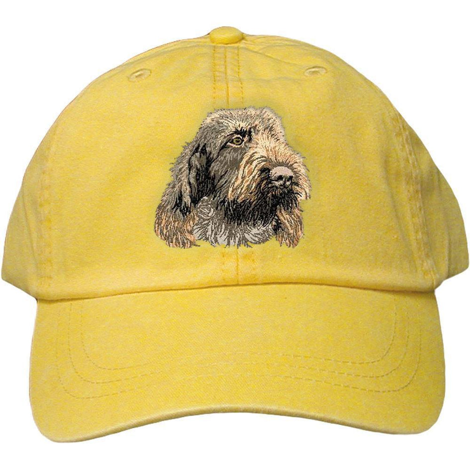 Embroidered Baseball Caps Yellow  Spinone Italiano DV249
