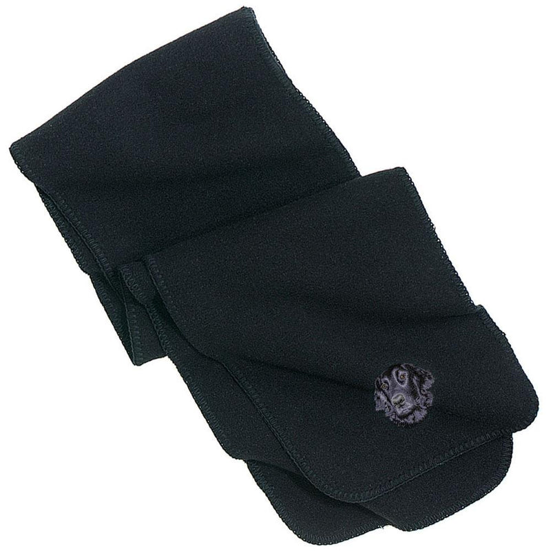 Flat-Coated Retriever Embroidered Scarves