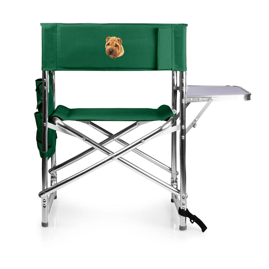 Chinese Shar-Pei Embroidered Sports Chair