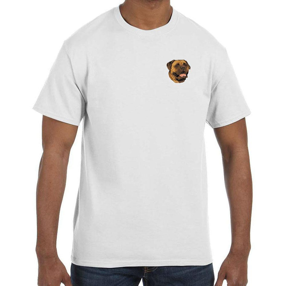 Bullmastiff Embroidered Mens T-Shirts