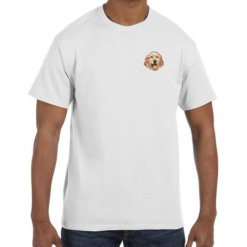 English Setter Embroidered Mens T-Shirts