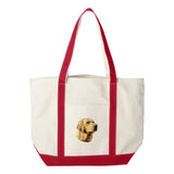 Chocolate shops Lab Head Embroidered on Tote Bag