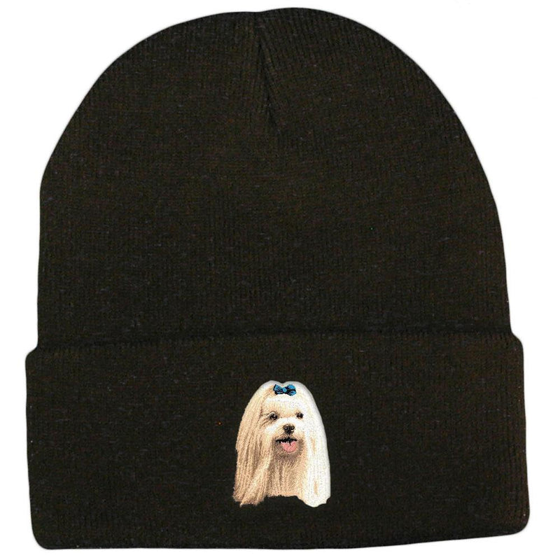 Maltese Embroidered Beanies