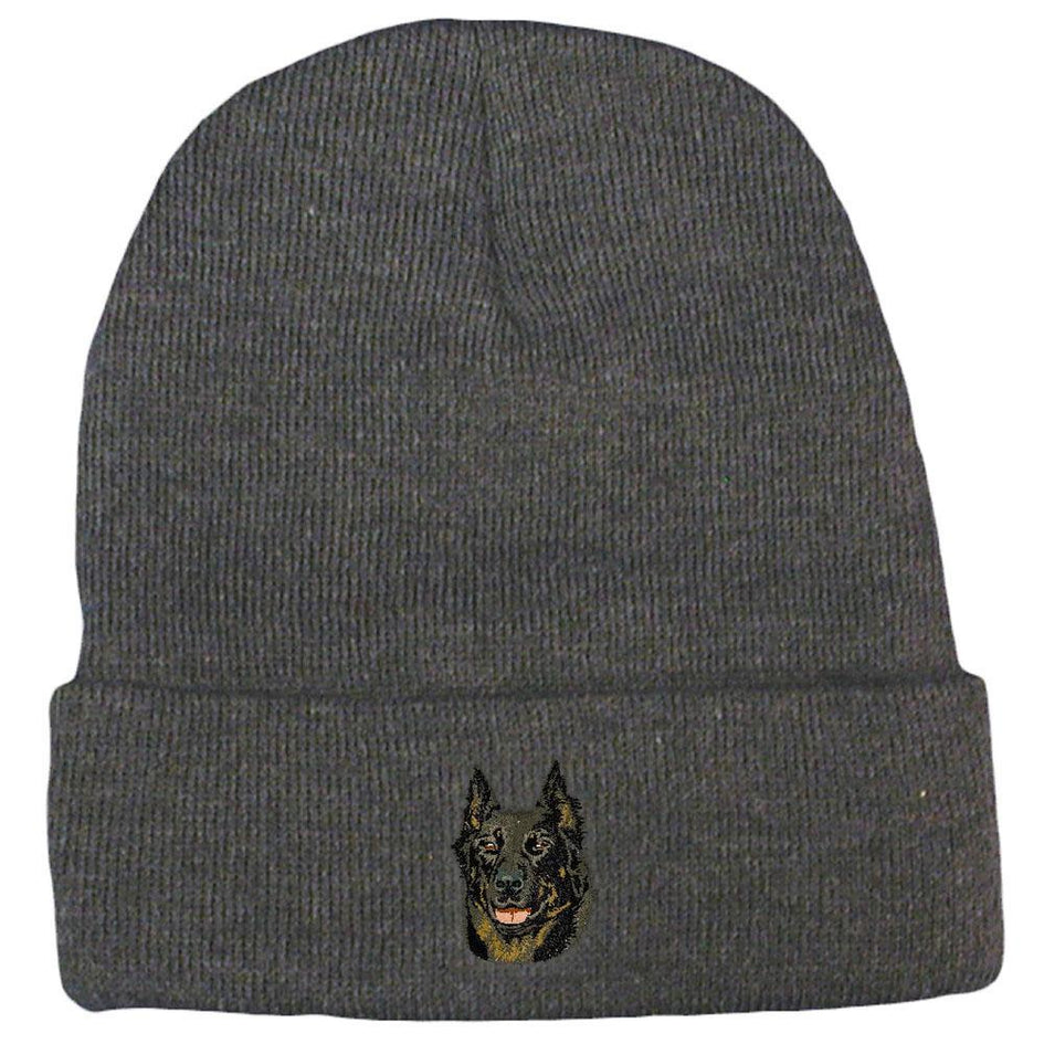 Embroidered Beanies Gray  Beauceron DV165