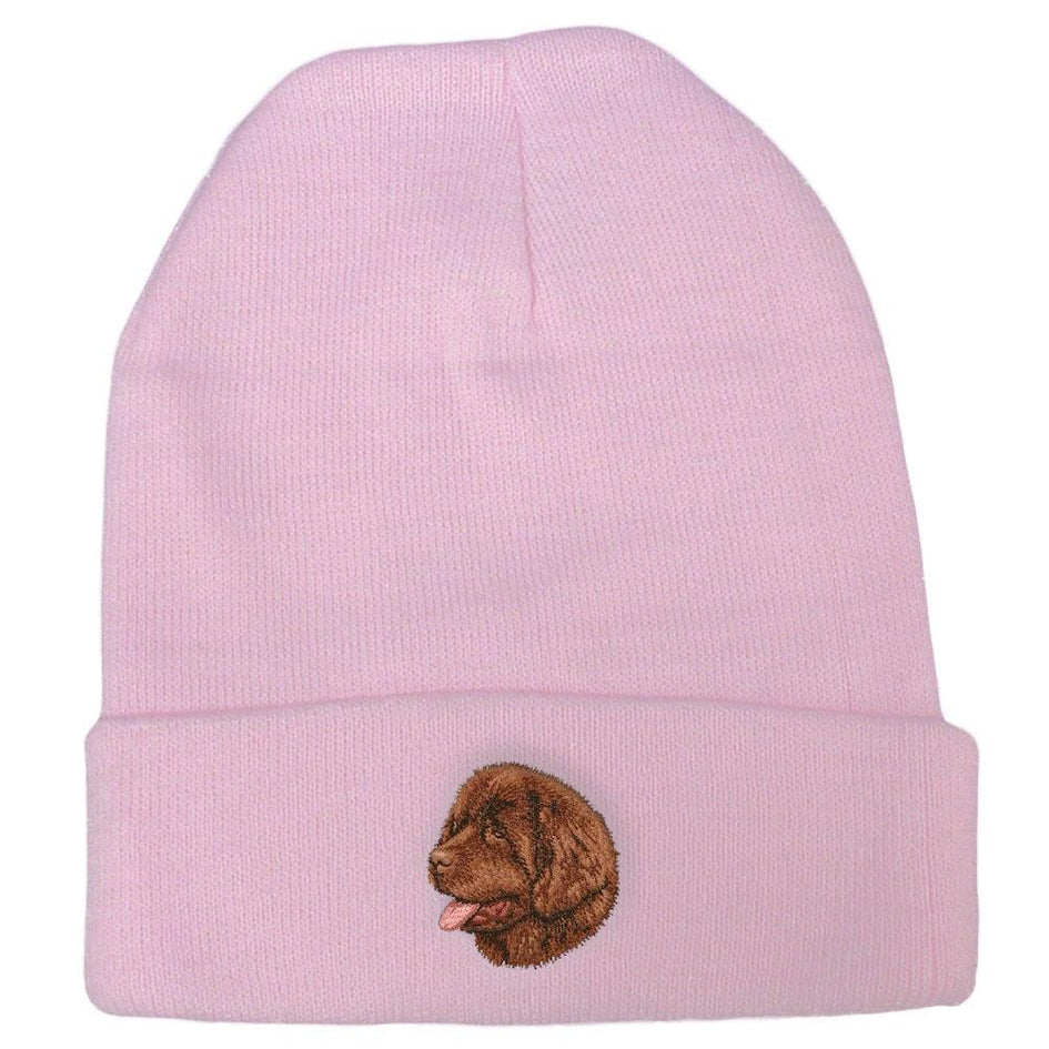 Embroidered Beanies Pink  Newfoundland D36