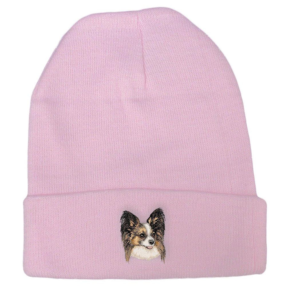 Embroidered Beanies Pink  Papillon DV463