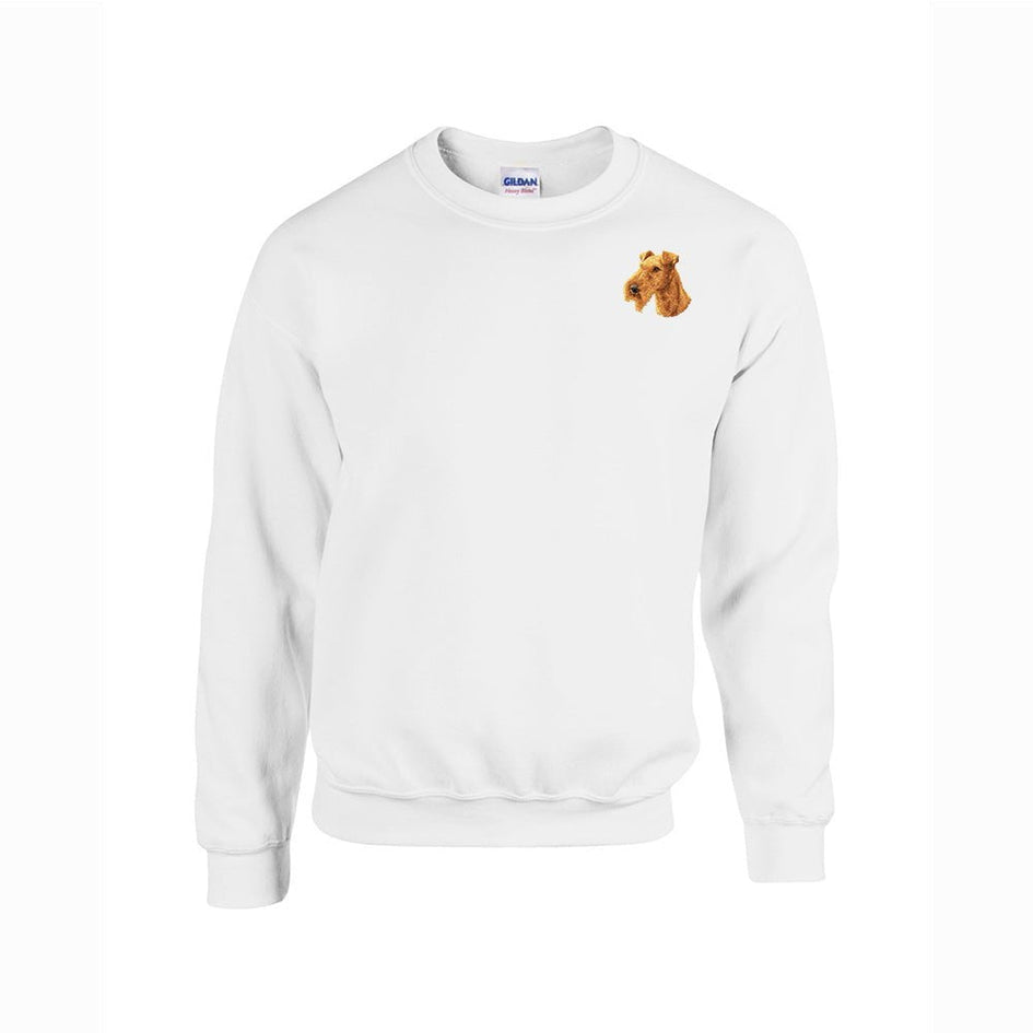 Icelandic Sheepdog Embroidered Unisex Crewneck Sweatshirt