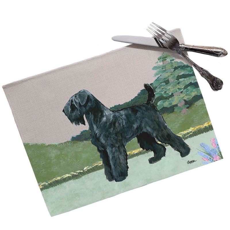 Black Russian Terrier Placemats