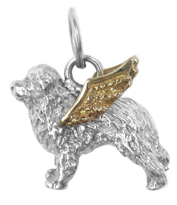 Bernese Mountain Dog Angel Charm