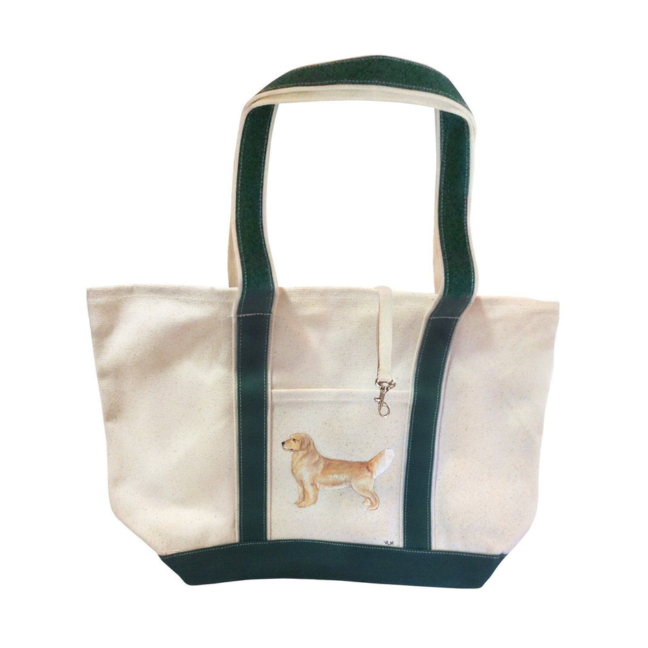 Hand-Painted Dog Breed Tote Bag - Herding Group