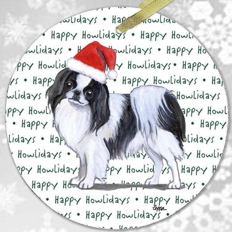 Japanese Chin, Black and White