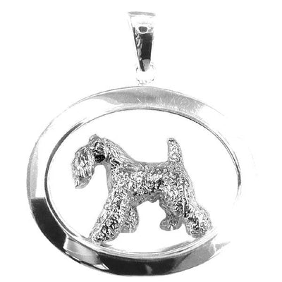 Kerry Blue Terrier Oval Jewelry