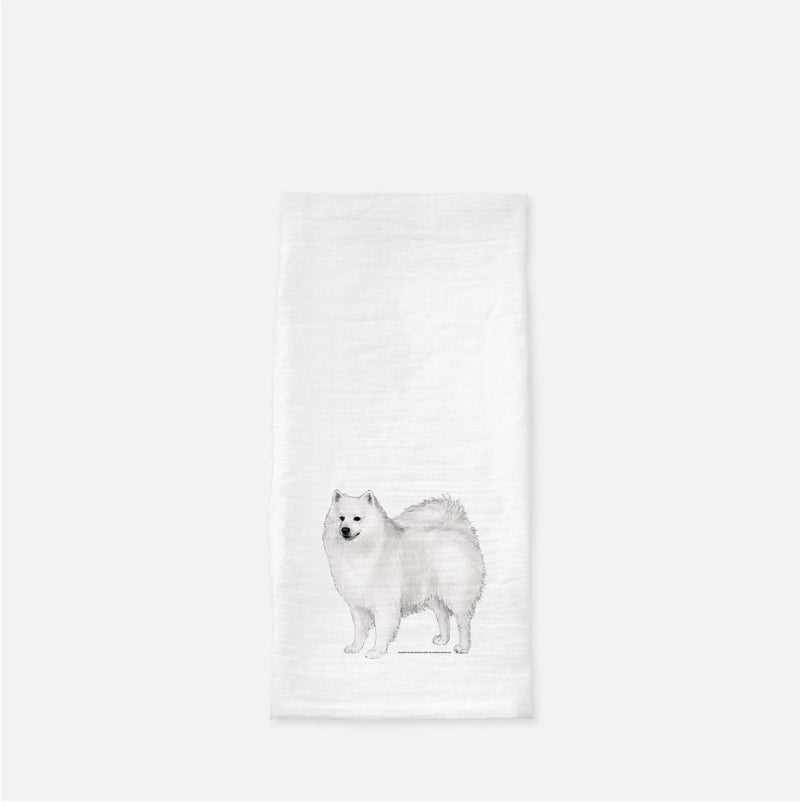 American Eskimo Dog Tea Towel
