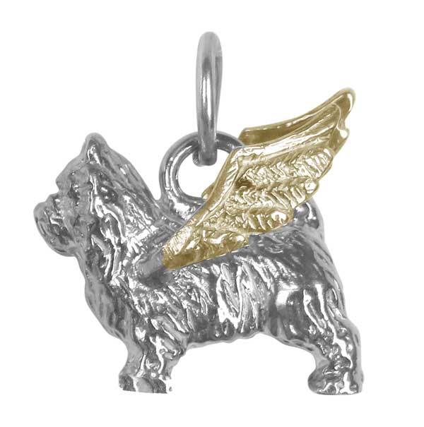 Norwich Terrier Angel Charm
