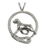 Rottweiler Jewelry Sterling Silver Handmade outlet Rottweiler Charm ROT4-C