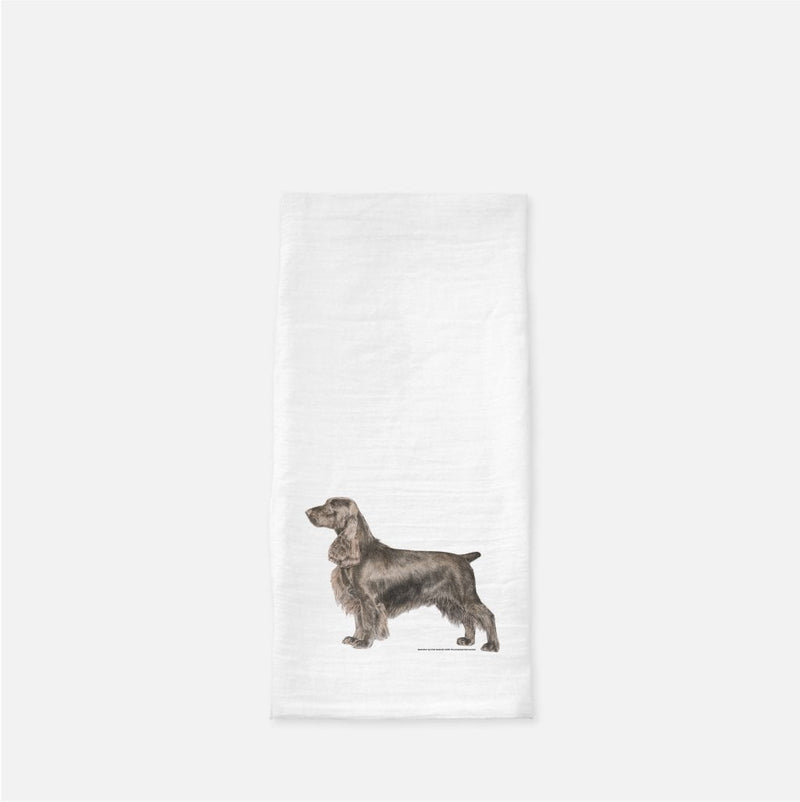 Field Spaniel Tea Towel