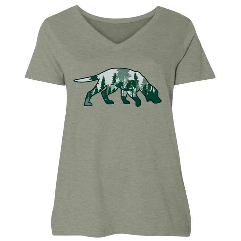 Scent Work - Ladies Plus V-Neck Tee