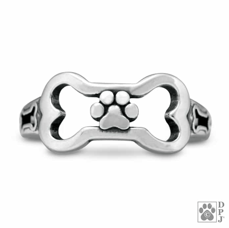 Paws Off My Bone Ring