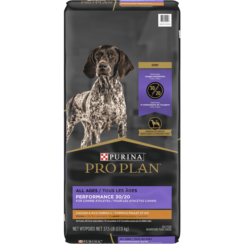Purina Pro Plan All Life Stages Performance 30/20 Chicken & Rice Formula Dry Dog Food