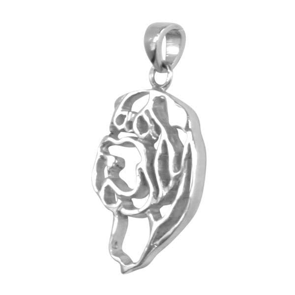 Chinese Shar-Pei Sterling Silver Cut Out Pendants
