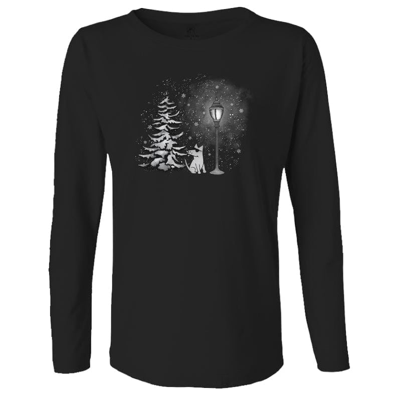 Winter Lampost - Ladies Long-Sleeve T-Shirt