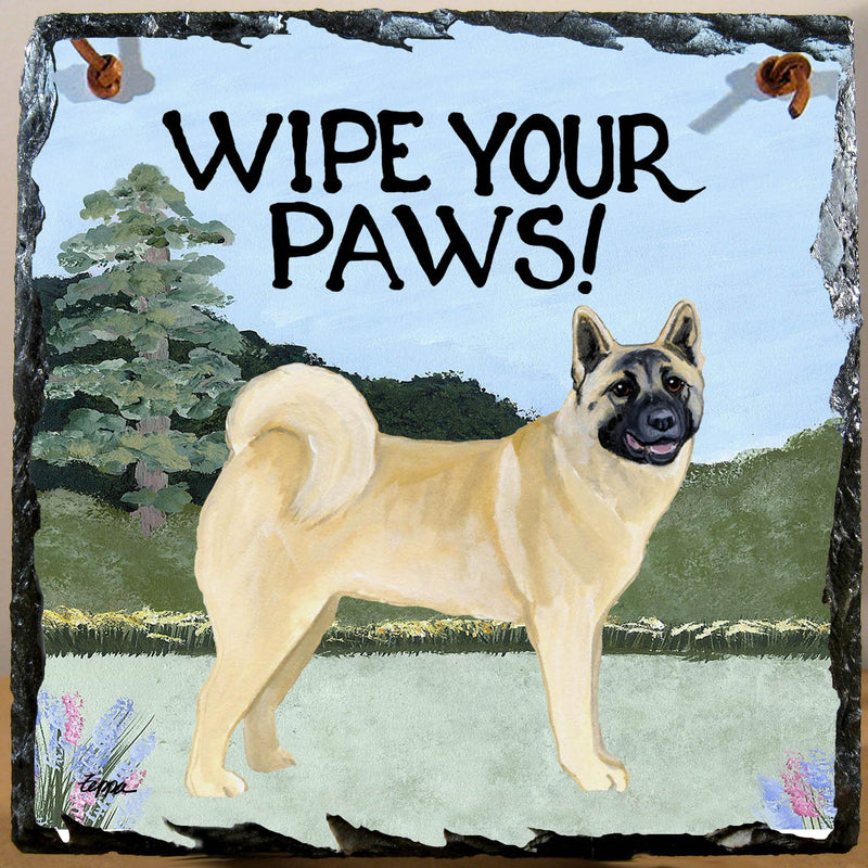 Akita Slate Sign