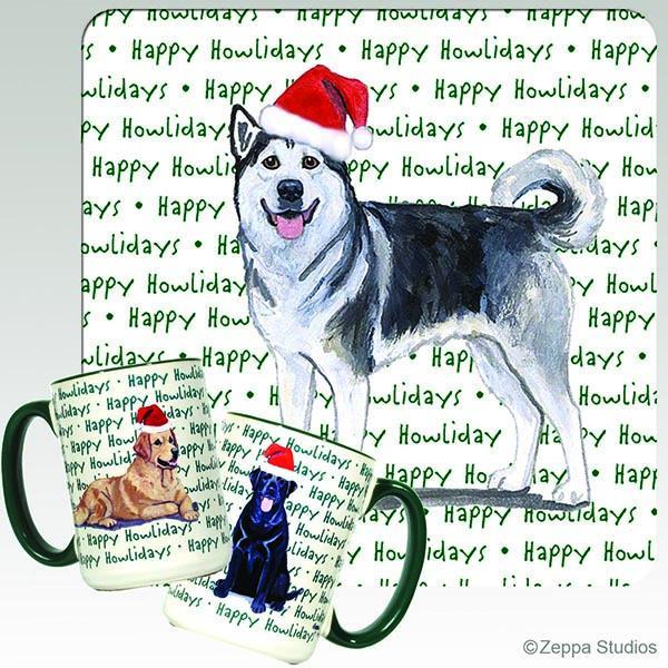 Alaskan Malamute Holiday Mug