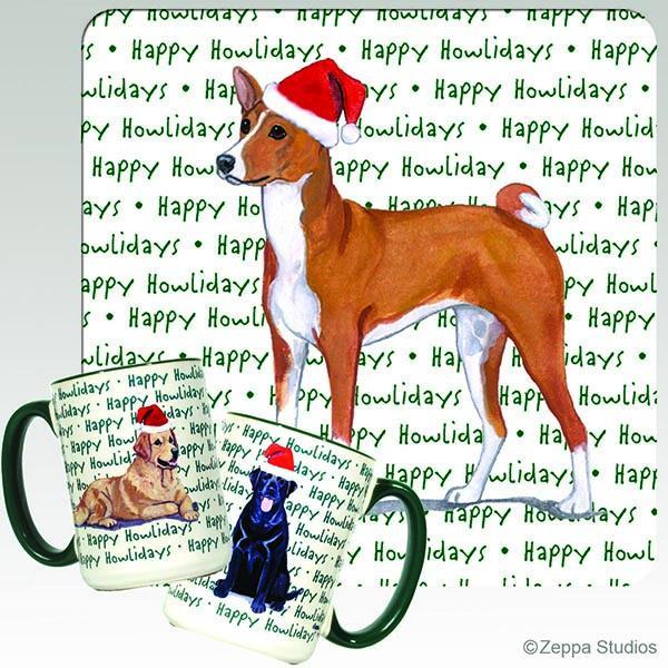 Basenji Holiday Mug