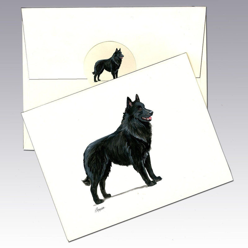 Belgian Sheepdog Note Cards