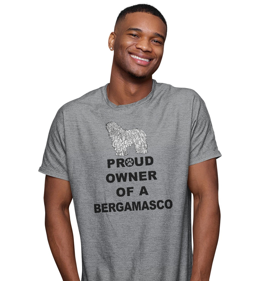 Bergamasco Proud Owner - Adult Unisex T-Shirt