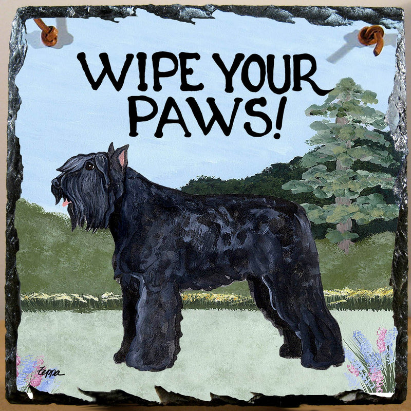 Bouvier des Flandres Slate Sign