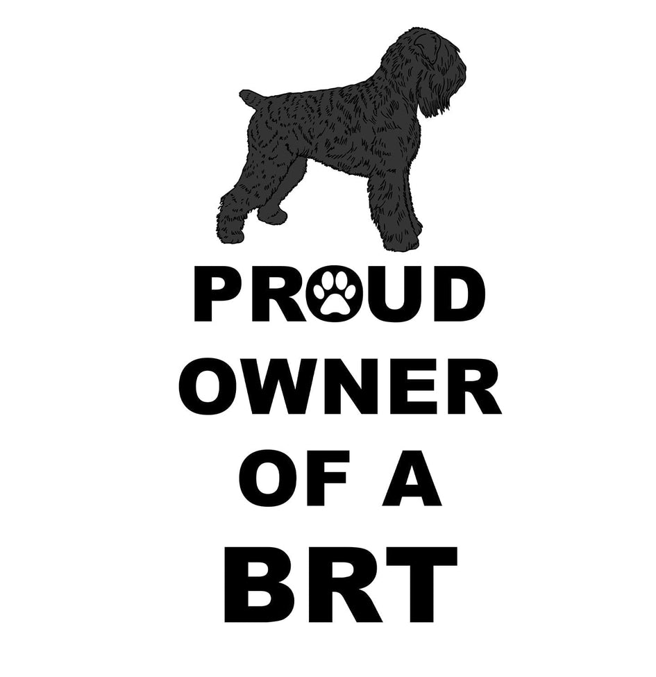 Black Russian Terrier Proud Owner - Women's V-Neck T-Shirt