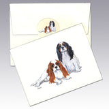  Cavalier King Charles Spaniel NOTE CARDS Ruby color : Handmade  Products