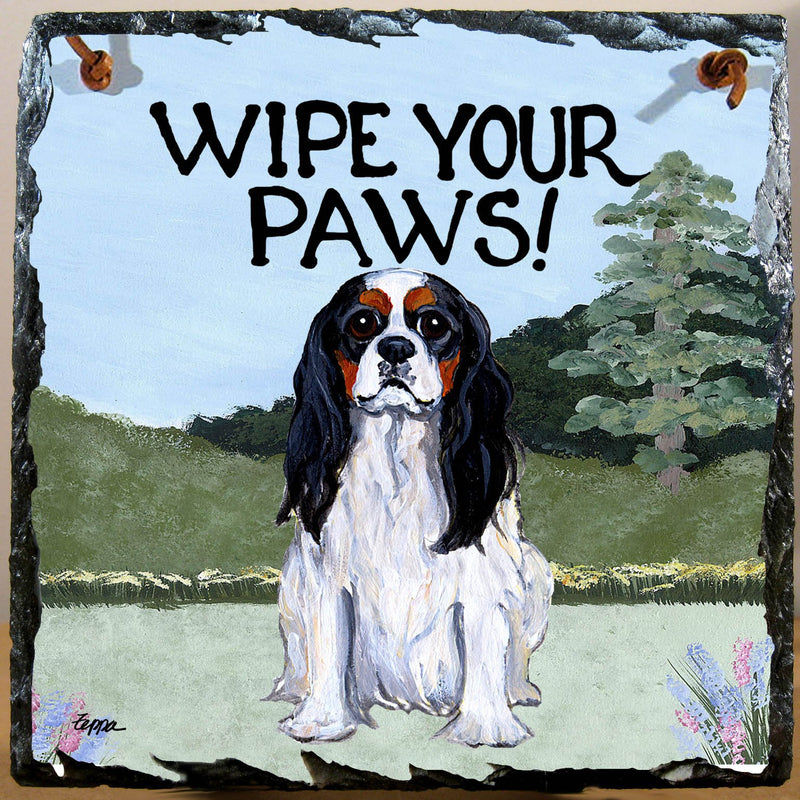Cavalier King Charles Spaniel Slate Sign