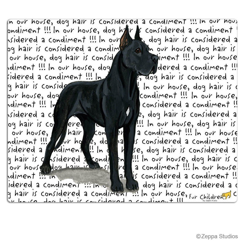 Great Dane, Black Cutting Board