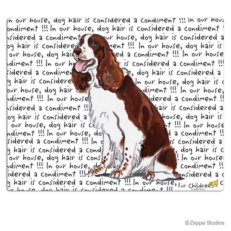 English Springer Spaniel, Liver and White Cutting Board