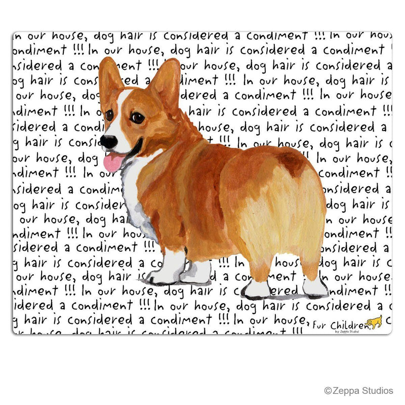 Pembroke Welsh Corgi, Red and White Cutting Board