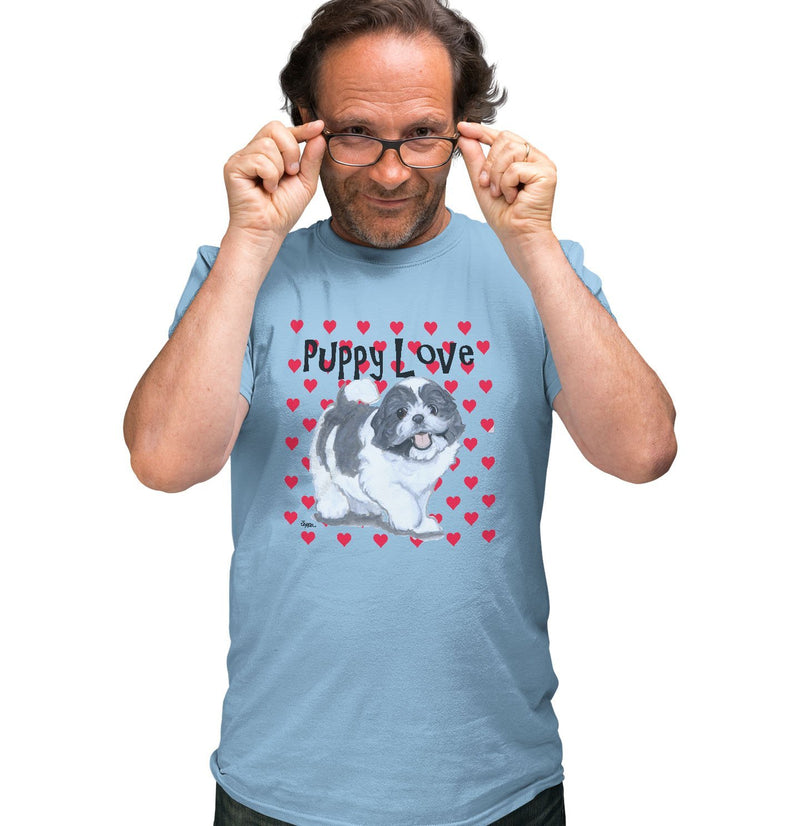 Shih Tzu Puppy Love - Adult Unisex T-Shirt
