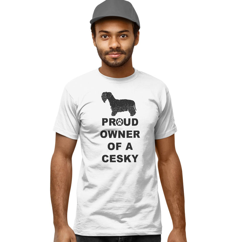 Cesky Terrier Proud Owner - Adult Unisex T-Shirt