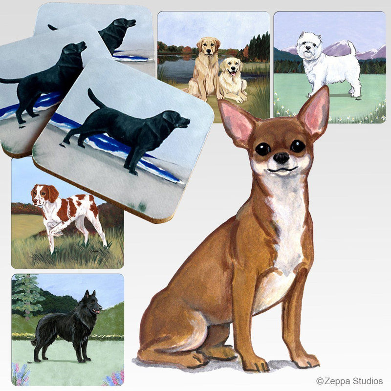 Chihuahua Scenic Square Coaster