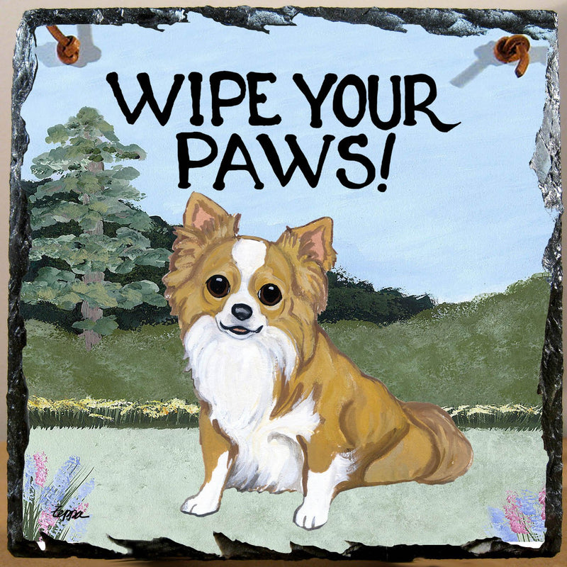 Chihuahua Slate Sign