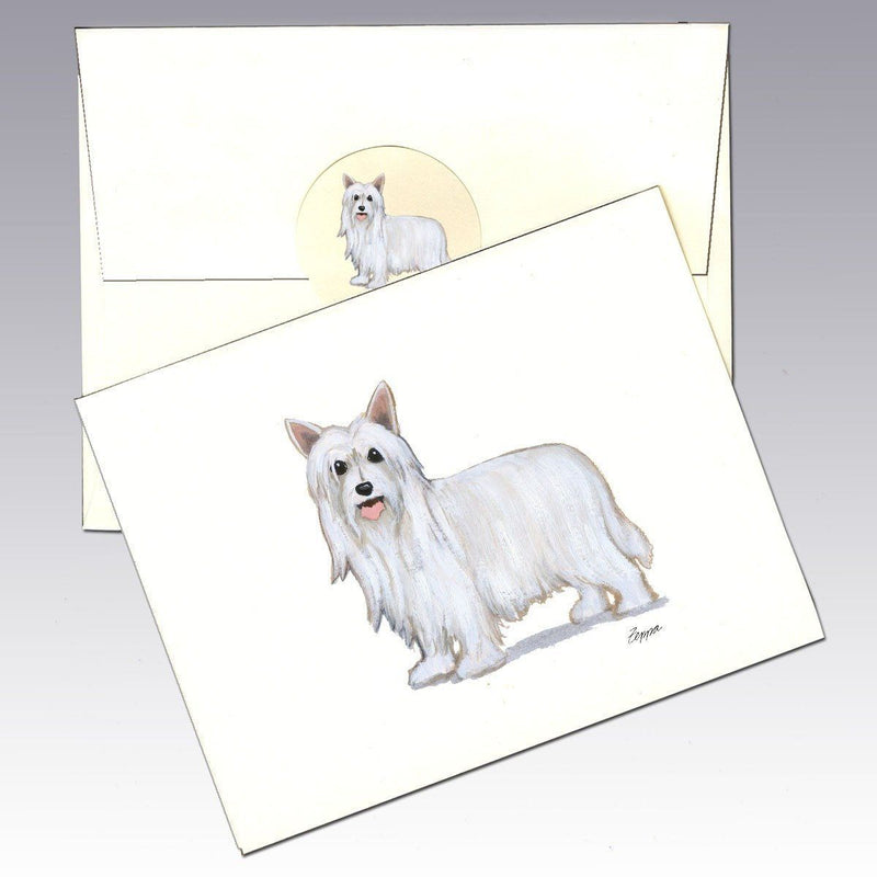 Chinese Crested, Powderpuff Note Cards