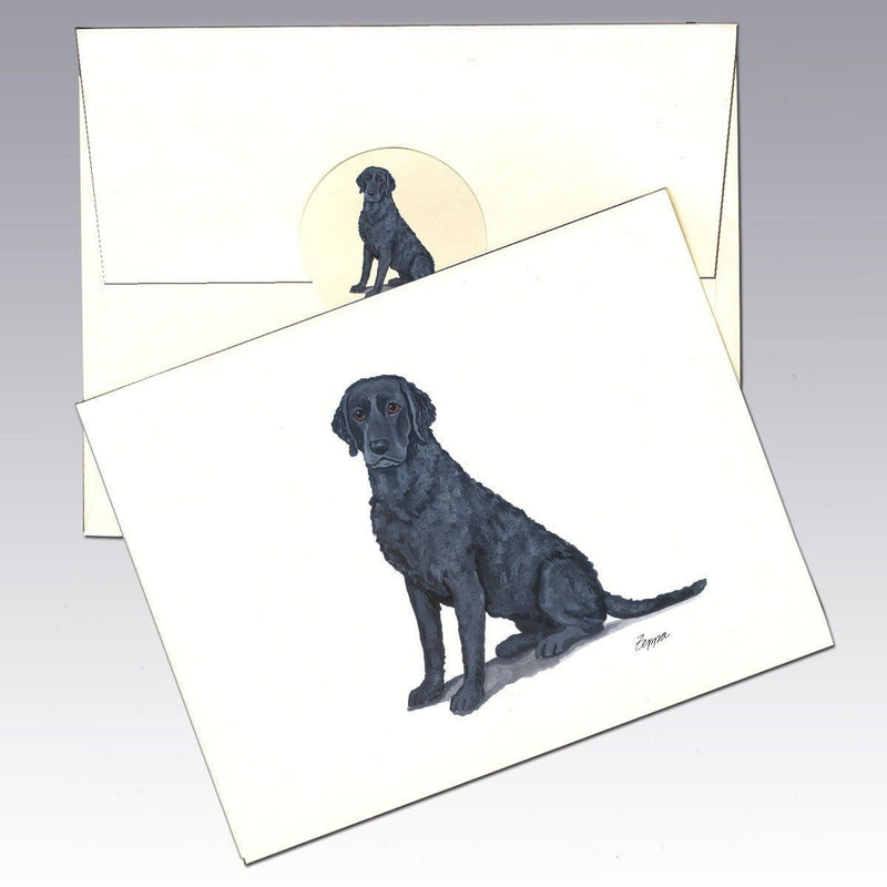 Curly-Coated Retriever Note Cards