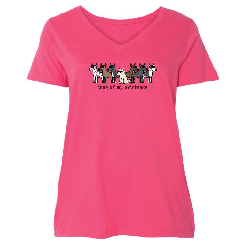 Dane Of My Existence - Ladies Plus V-Neck Tee