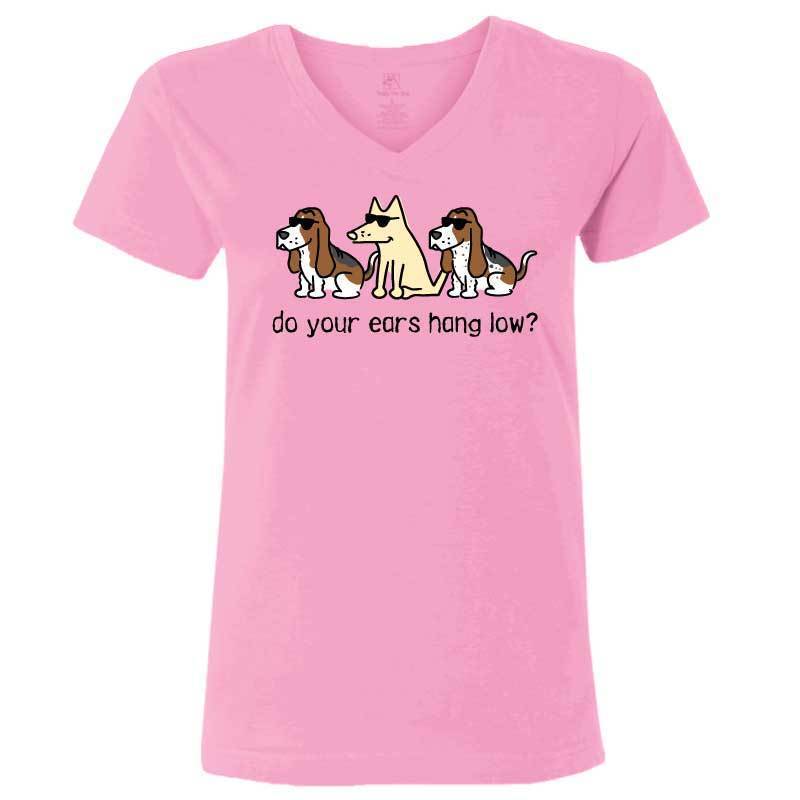 Do Your Ears Hang Low? - Ladies T-Shirt V-Neck